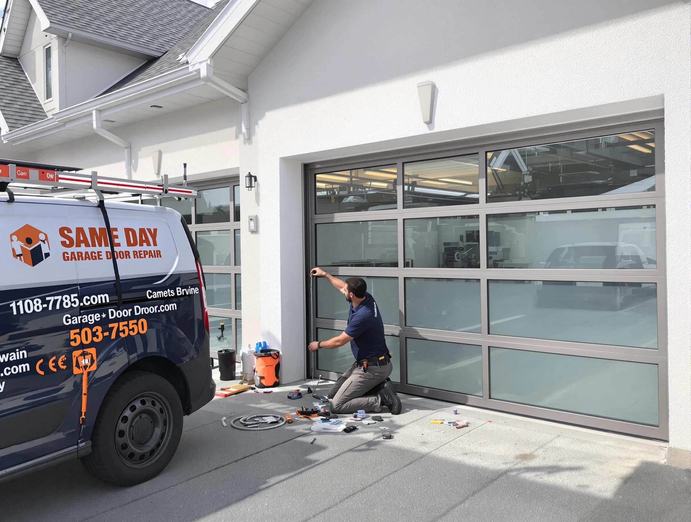 Same-day garage door repair service by New Sewickley Garage Door Repair in New Sewickley