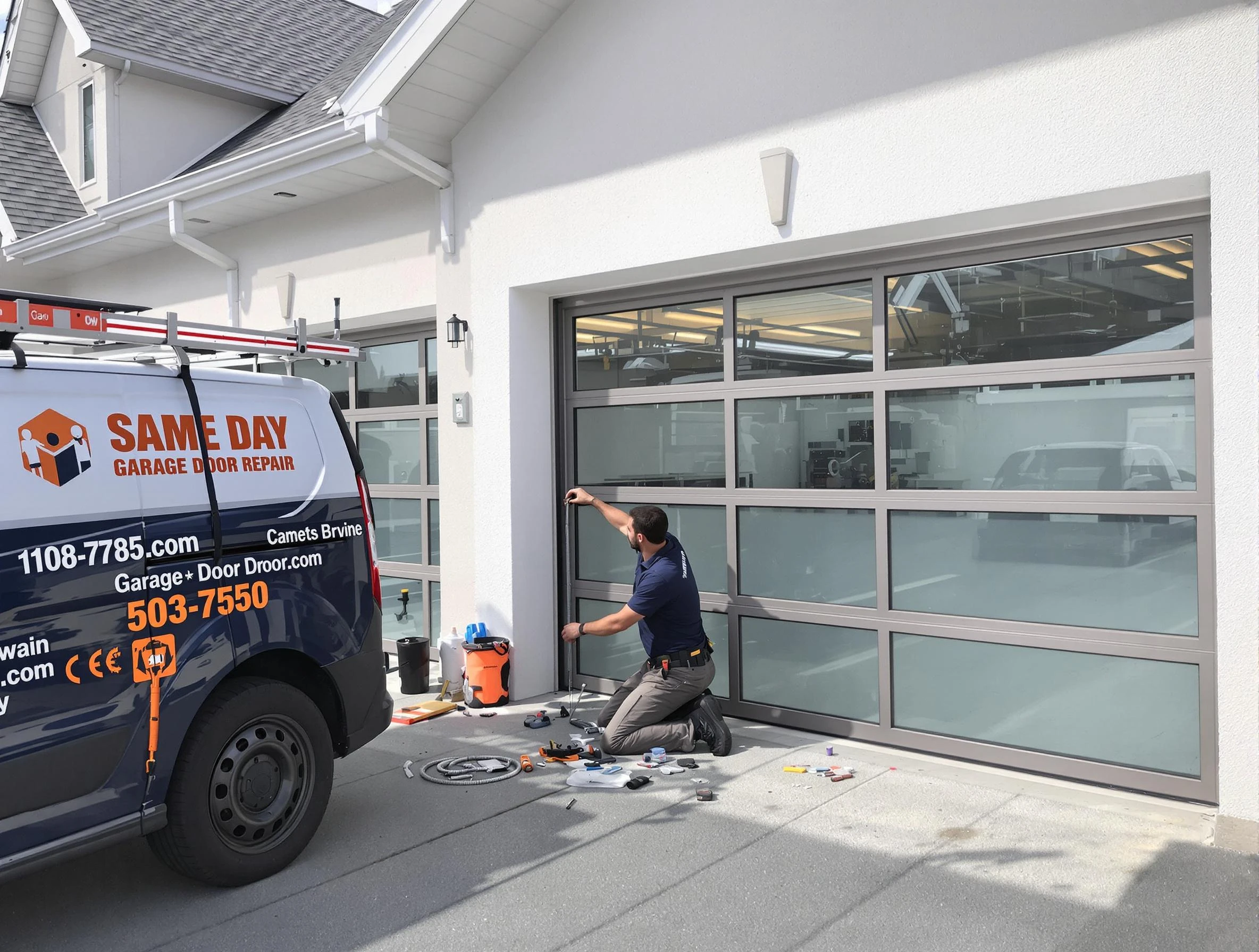 Same-day garage door repair service by New Sewickley Garage Door Repair in New Sewickley